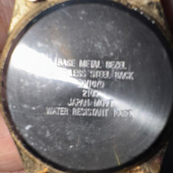 -WATCH MEN Armitron Gold Stainless Steel W/Day Date Quartz - Picture 7 of 13